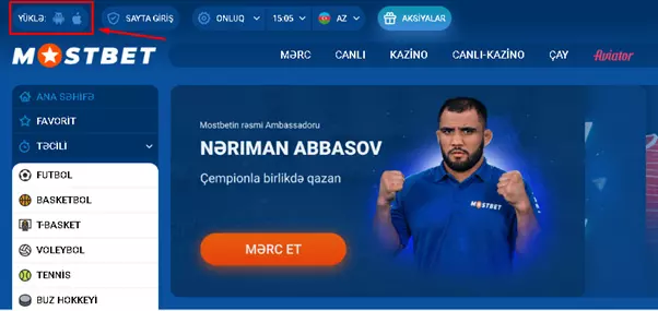 Mostbet mobil proqramının quraşdırılması