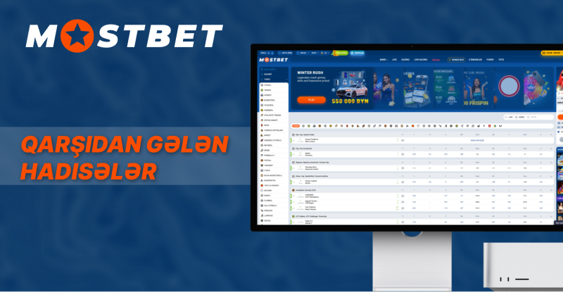 Azərbaycanda idman mərc oyunları xətti Mostbet