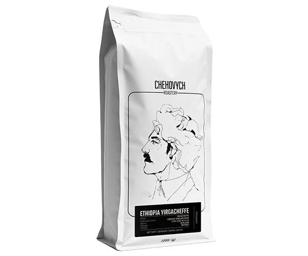 Кофе Chehovych Ethiopia Gr.2 Yirgacheffe в зернах 1 кг