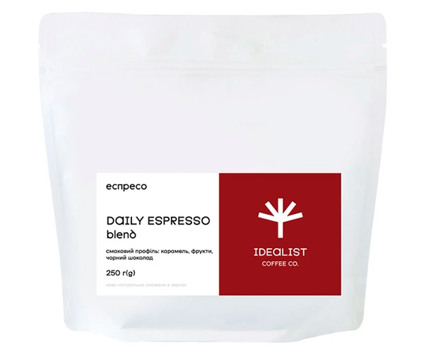 Кава Idealist Coffee Co Daily Espresso у зернах 250 г