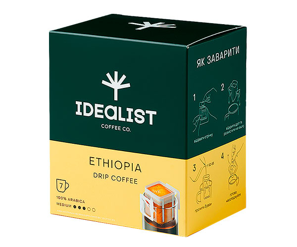 Дріп-кава Idealist Coffee Co Ефіопія 7 шт