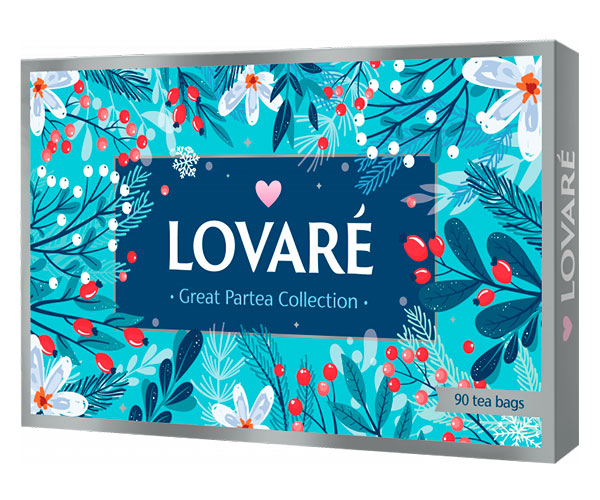 Колекція чаю Lovare Great Partea Collection у пакетиках 90 шт.