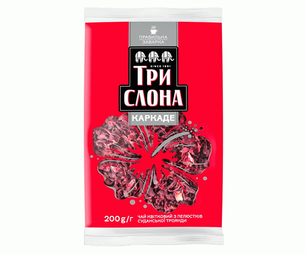 Цветочный чай Три Слона Каркаде 200 г