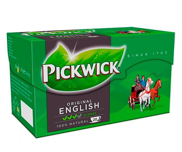 Чорний чай Pickwick English Breakfast у пакетиках 20 шт