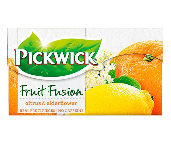 Фруктовий чай Pickwick Citrus & Elderflower у пакетиках 20 шт