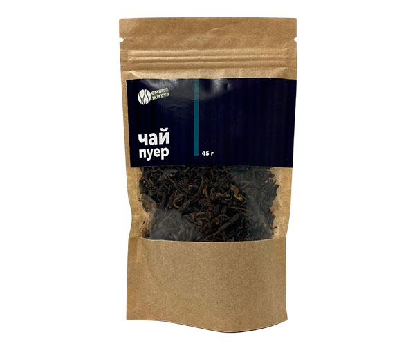 Чай Пуер Смак Життя розсипний 45 г