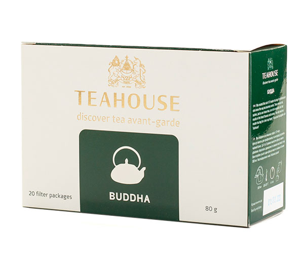 Зелений чай Teahouse Будда в пакетиках 20 шт