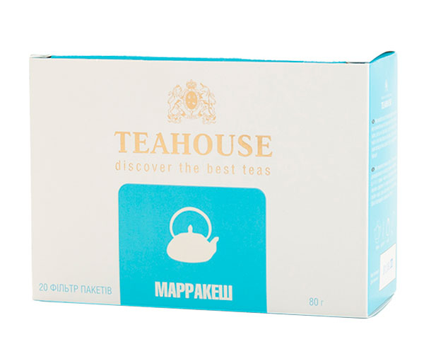 Зелений чай Teahouse Марракеш у пакетиках 20 шт