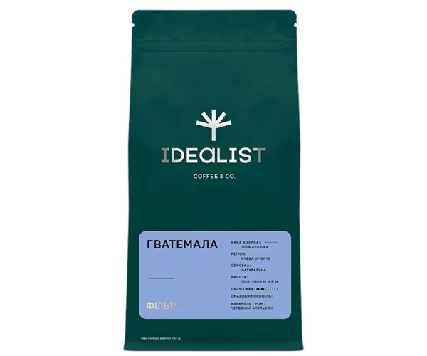 Кава IDEALIST COFFEE & CO. Гватемала filter у зернах 250 г