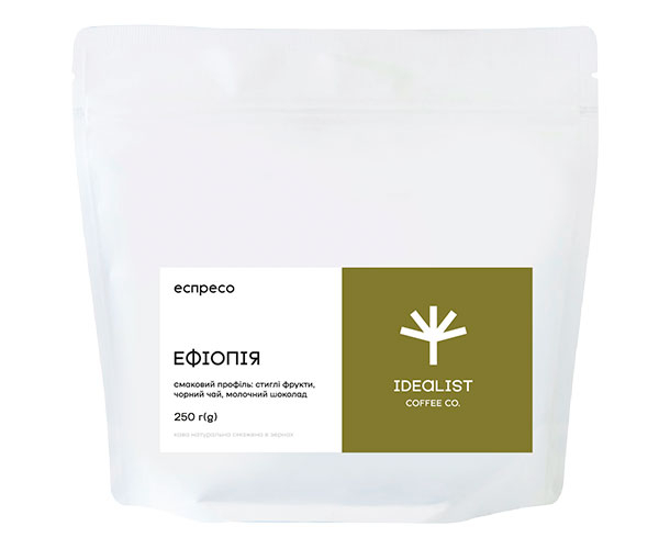 Кава Idealist Coffee Co Ефіопія espresso у зернах 250 г