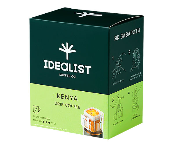 Дріп-кава Idealist Coffee Co Кенія 7 шт