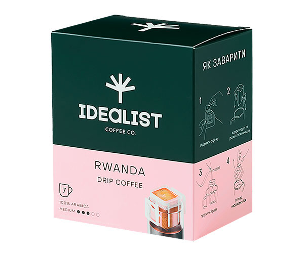 Дріп-кава Idealist Coffee Co Руанда 7 шт