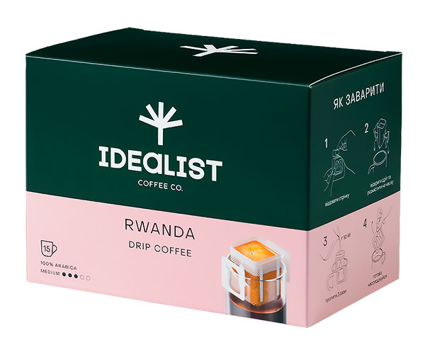 Дріп-кава Idealist Coffee Co Руанда 15 шт