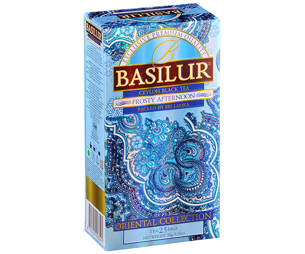 Чорний чай Basilur Морозний день у пакетиках 25х2 г