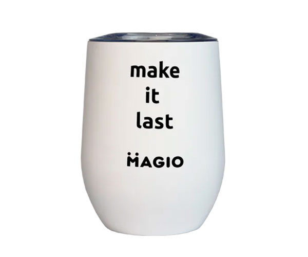 Термокружка MAGIO MG-1042 белая 350 мл