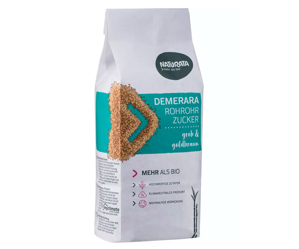 Сахар коричневый тростниковый Naturata Demerara нерафинированный органический 500 г
