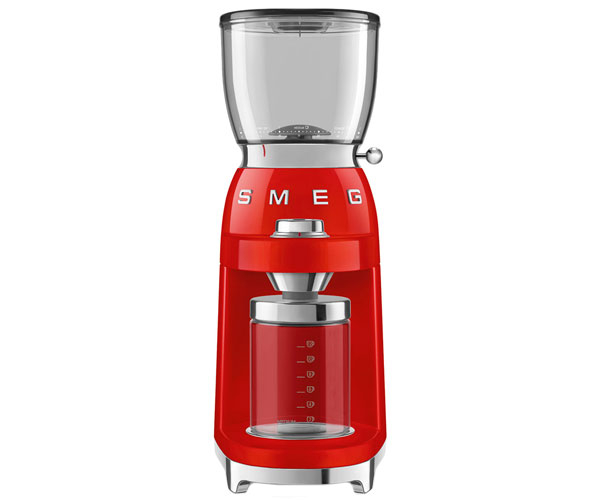 Кавомолка електрична SMEG CGF11RDEU червона