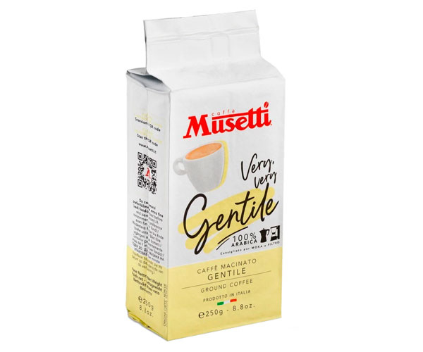 Кава Musetti Caffe Gentile мелена в/у 250 г