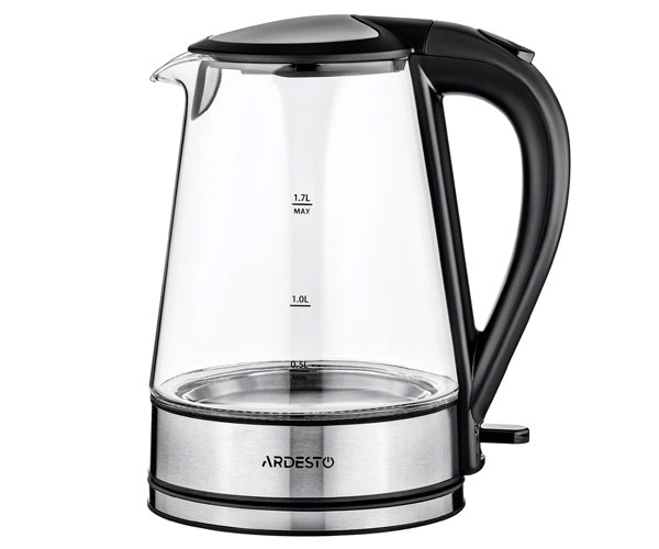 Електрочайник Ardesto Strix EKL-F110 чорний 1,7 л