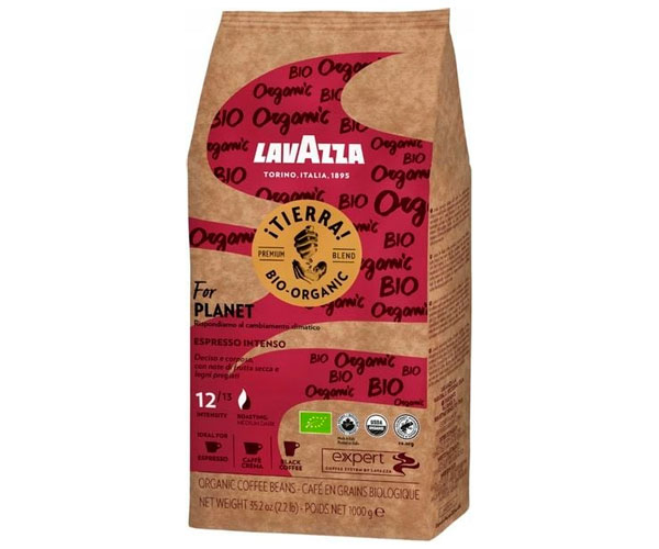 Кава Lavazza Tierra Bio Organic For Planet Espresso Intenso в зернах 1 кг