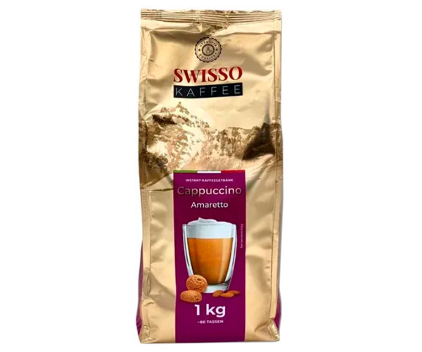 Розчинний капучино Swisso Kaffee Amaretto 1 кг