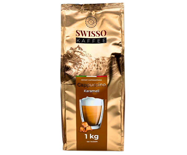 Розчинний капучино Swisso Kaffee Karamell 1 кг