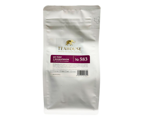 Шу Пуер Teahouse №583 з мандариновою цедрою 250 г