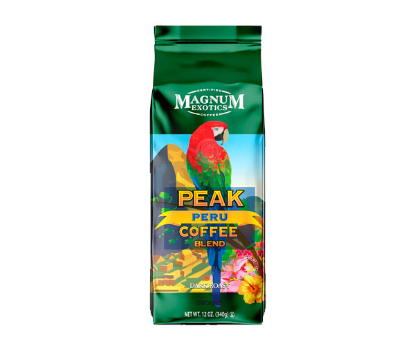 Кава Magnum Exotics Peak Peru Blend в зернах 340 г