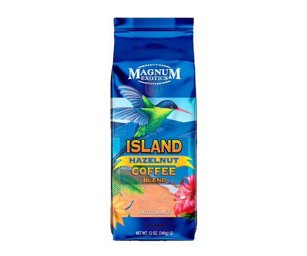 Кава Magnum Exotics Island Hazelnut Blend в зернах 340 г