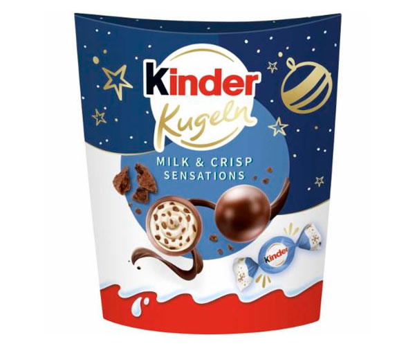 Цукерки Kinder Kugeln Milk and Crispy Bits Sensation 90 г