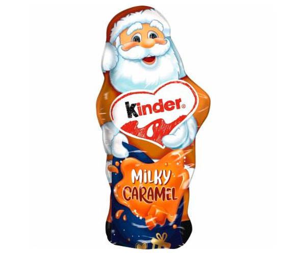 Шоколадний Дід Мороз Kinder Snowman Milky Caramel 110 г