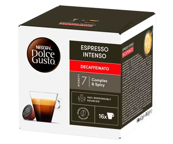 Кава в капсулах NESCAFE Dolce Gusto Espresso Intenso Decaffeinato – 16 шт