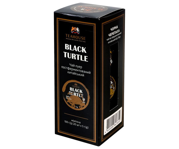 Шу Пуер Teahouse №837 Чорна черепаха 20х5 г