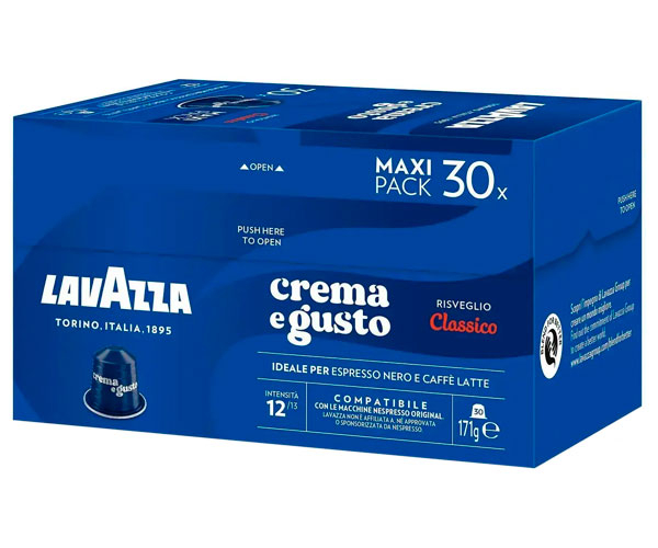 Кава в капсулах Lavazza Nespresso Crema e Gusto Classico 30 шт