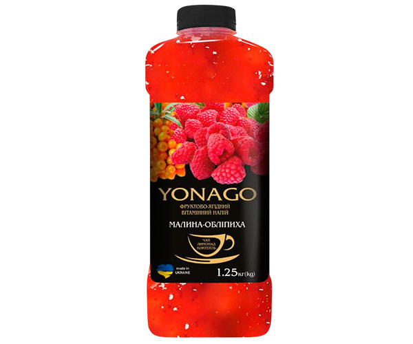 Основа для напоїв YONAGO Малина-Обліпиха 1,25 л