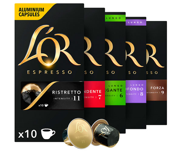 Набор кофе в капсулах L’OR Nespresso — 50 шт