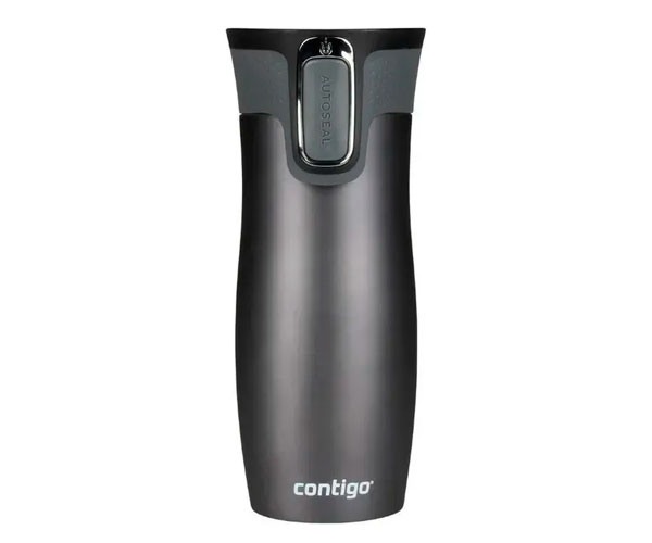 Термокружка Contigo West Loop Autoseal серая 470 мл