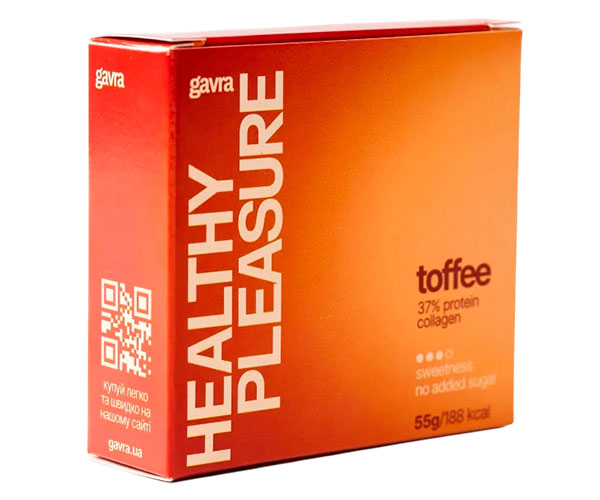 Цукерки Gavra Іриски у шоколаді 55 г