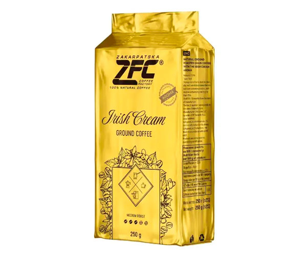 Кава ZFC Irish Cream мелена 250 г