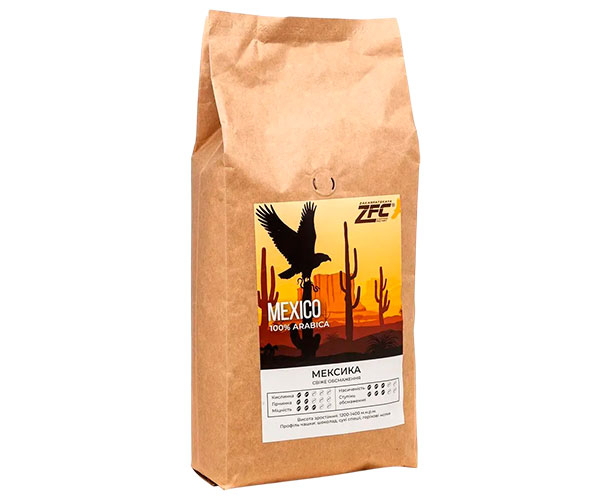 Кава ZFC Mexico в зернах 1 кг