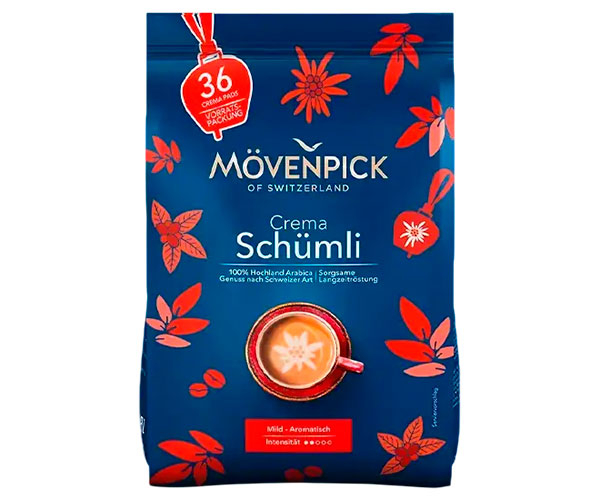 Кава Movenpick Crema Schumli в монодозах 36 шт