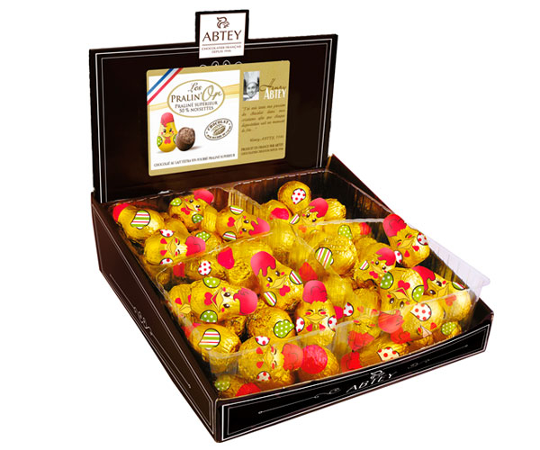 Шоколадні цукерки ABTEY Великодні курчата 1,008 кг