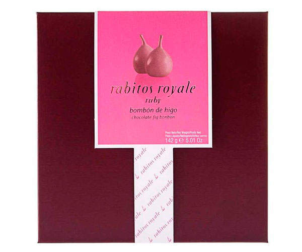 Інжир Rabitos Royale Ruby у рожевому шоколаді з трюфельним кремом та лікером 142 г