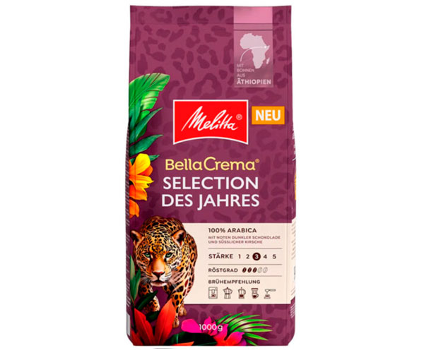 Кава Melitta Bella Crema Selection des Jahres в зернах 1 кг