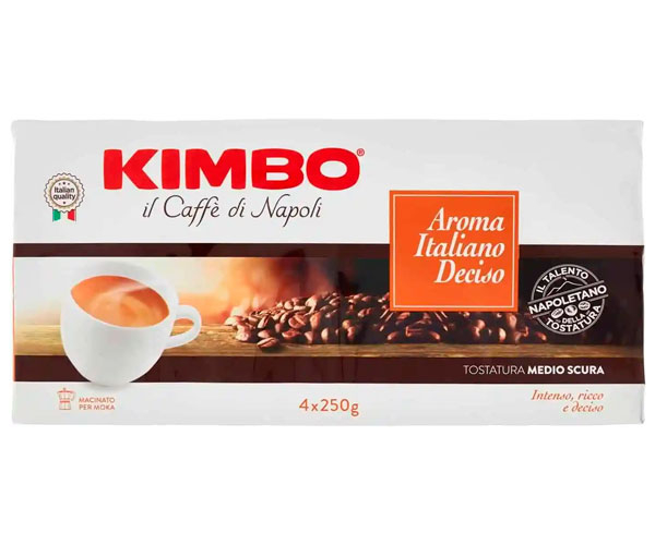 Кофе Kimbo Aroma Italiano Deciso молотый 4х250 г
