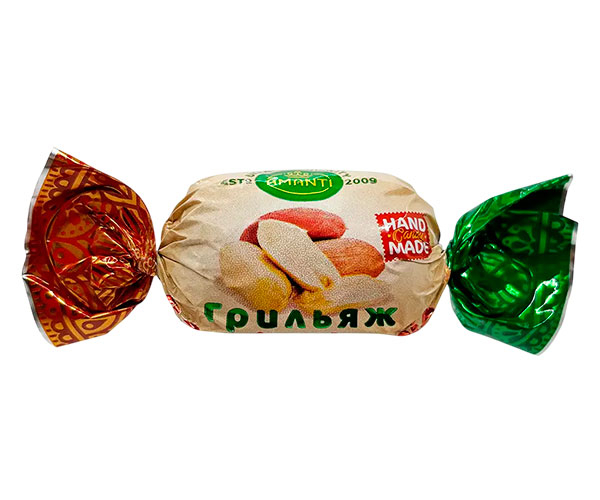 Цукерки Amanti Грильяж класичний з арахісом 1 кг