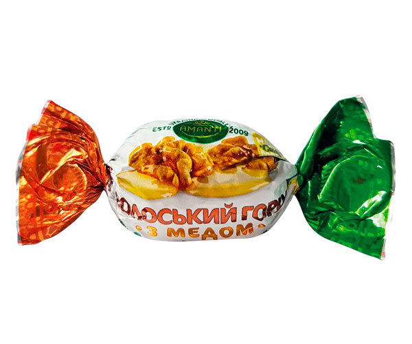 Цукерки Amanti Грильяж Волоський горіх з медом 1 кг