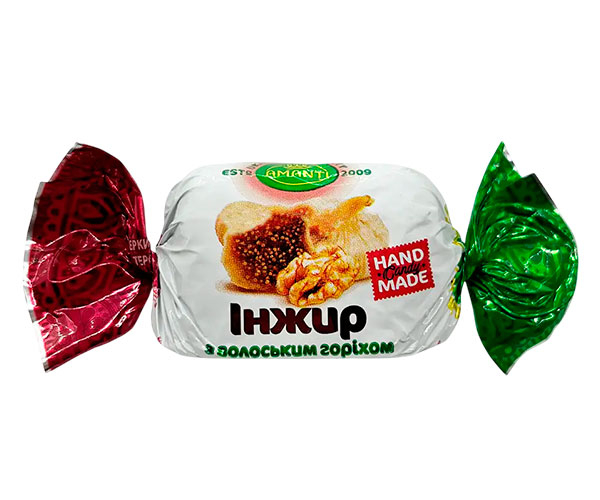 Цукерки Amanti Інжир з волоським горіхом 1 кг