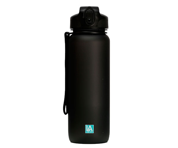 Пляшка для води Line Art Grassa тританова чорна 800 мл