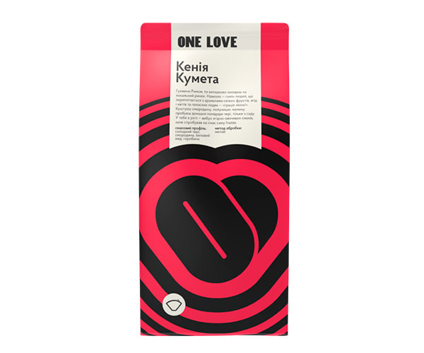 Кава ONE LOVE Kenya Kumeta filter в зернах 250 г